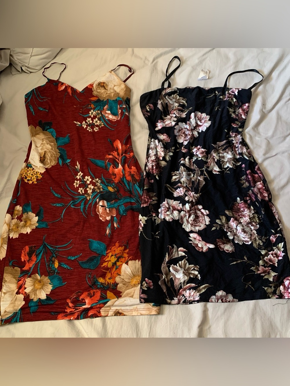 FLORAL BUNDLE MINI DRESS ‼️